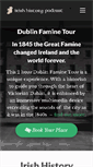 Mobile Screenshot of irishhistorypodcast.ie