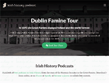 Tablet Screenshot of irishhistorypodcast.ie